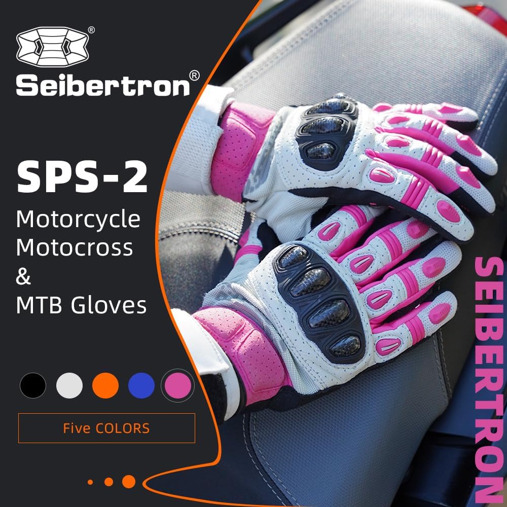 Seibertron SPS-2 Full Finger Unisex Touchscreen Road Racing Motorcycle MTB Sports Gloves