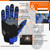 Seibertron SPS-2 Full Finger Unisex Touchscreen Road Racing Motorcycle MTB Sports Gloves - Seibertron