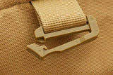 Backpack with durable zippers ensuring secure storage for hiking gear.

