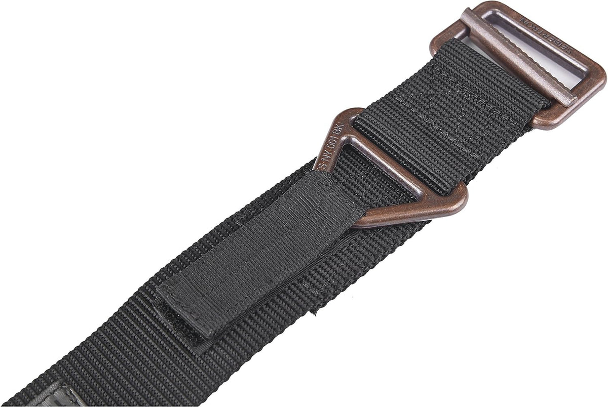 Seibertron Men's Utility TDU 1.75 Inch Nylon Tactical CQB/Rigger's Military Combat Duty Belt Metal Buckle - Seibertron