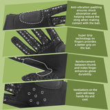 color:Black | Seibertron B-A-R PRO 2.0 baseball and softball batting gloves image 09