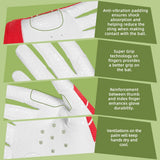 color:red | Seibertron B-A-R PRO 2.0 baseball and softball batting gloves image 14