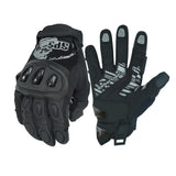 color:Black | batch:sps4-scenes-20260716 | role:white-background-main | Seibertron SPS-4 winter rainproof motorcycle gloves black white background main image