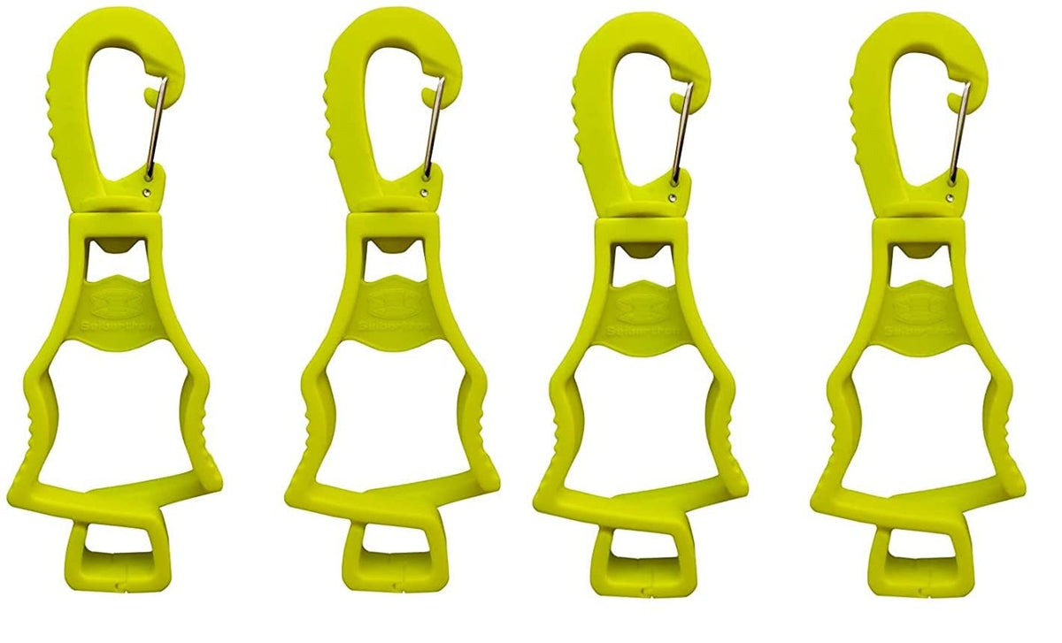 work-glove-clips-quantity-original-20260715 | variant:Fluorescent Yellow 4 Pieces | Seibertron patented work glove clips original image