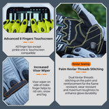 color:Gray | Seibertron SPS2 Plus summer motorcycle gloves with carbon fiber knuckle protection image 22