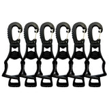 style:Black 4 Pieces | color:Black | Seibertron Work Glove Clips black original white background image