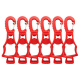 style:Red 4 Pieces | color:Red | Seibertron Work Glove Clips red original white background image