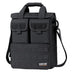 Seibertron Expandable 14" Laptop Waterproof Messenger Bag Multiple Pockets & Compartments - Carry as Messenger Bags — Black style thumbnail